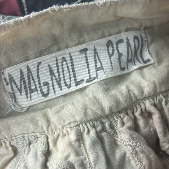 EUC like new Magnolia Pearl patchwork quiltwork quilted Ines tunic top shirt XL - Picture 12 of 16